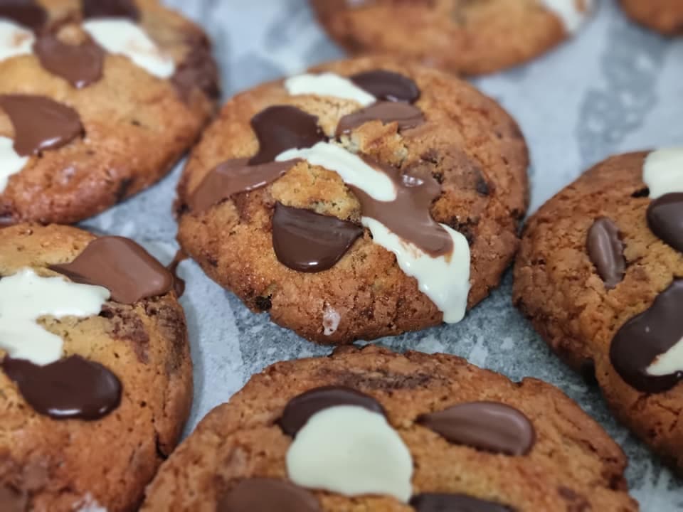 Cookies maison aux deux chocolats - création gourmande de Maison Leny
